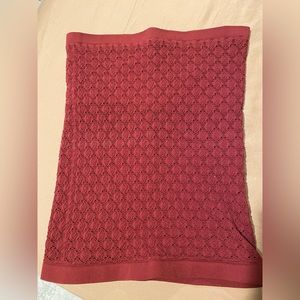 Free people red / burgundy tube top